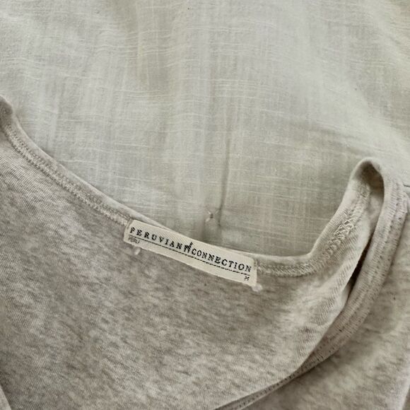 Peruvian Connection Women’s Medium Longsleeve Pima Cotton Dress - Picture 4 of 6